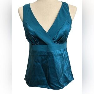 Banana Republic Blue Silk Blouse